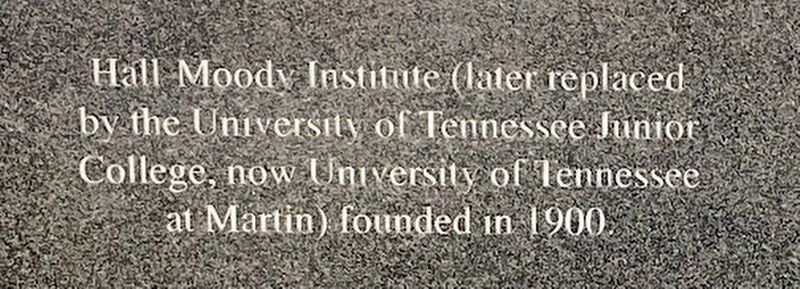 Hall Moody Institute Marker image. Click for full size.