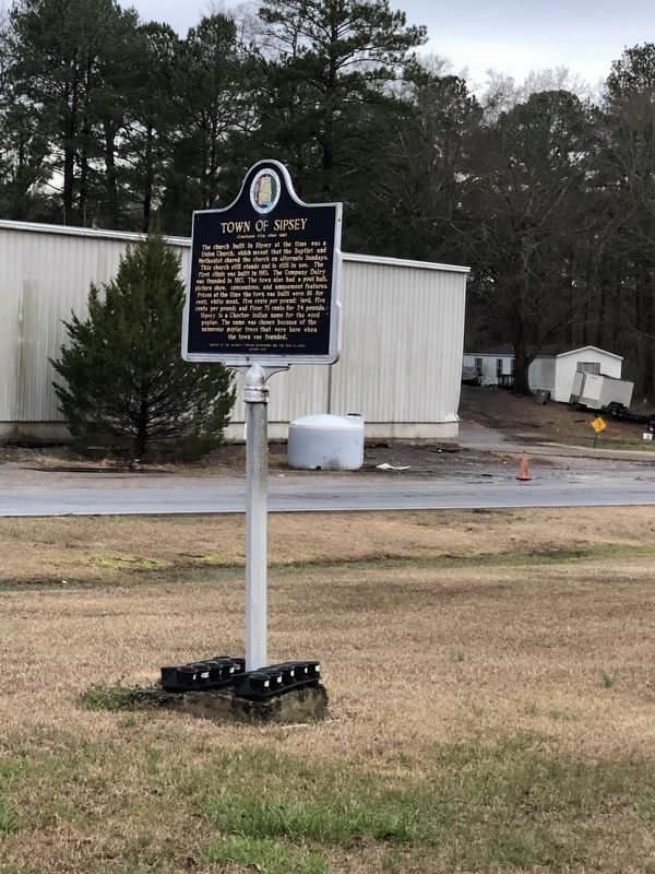 Town of Sipsey Marker image. Click for full size.