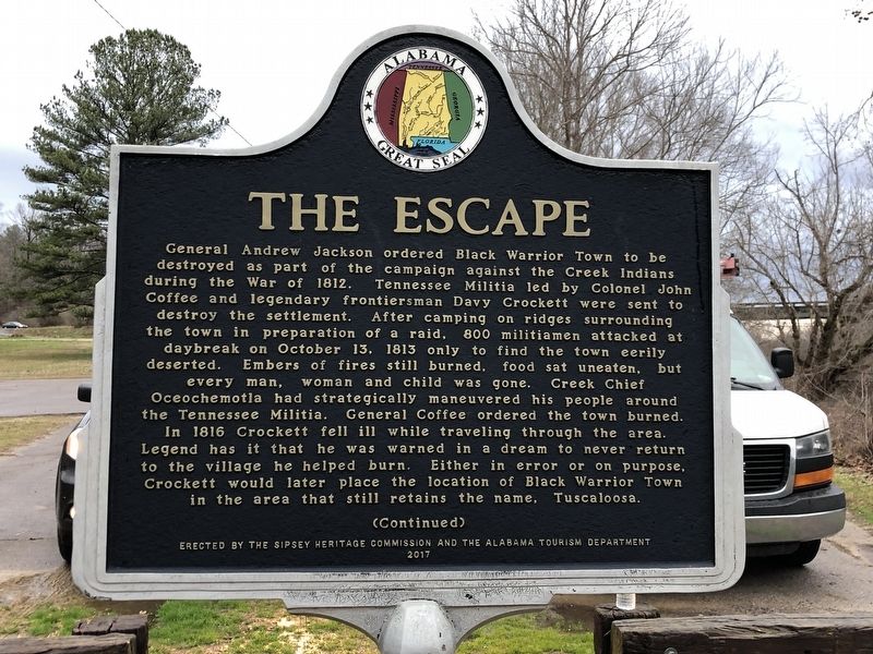 The Escape side of marker. Click for full size. The Escape side of marker image. Click for full size.