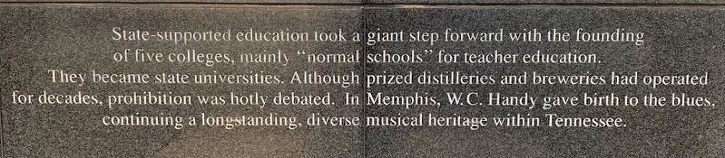 "Normal Schools"; Prohibition; W.C. Handy Marker image. Click for full size.