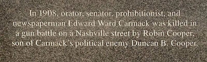 Edward Ward Carmack Marker image. Click for full size.
