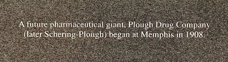 Plough Drug Company Marker image. Click for full size.