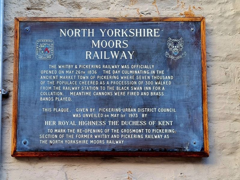 North Yorkshire Moors Railway Marker image. Click for full size.