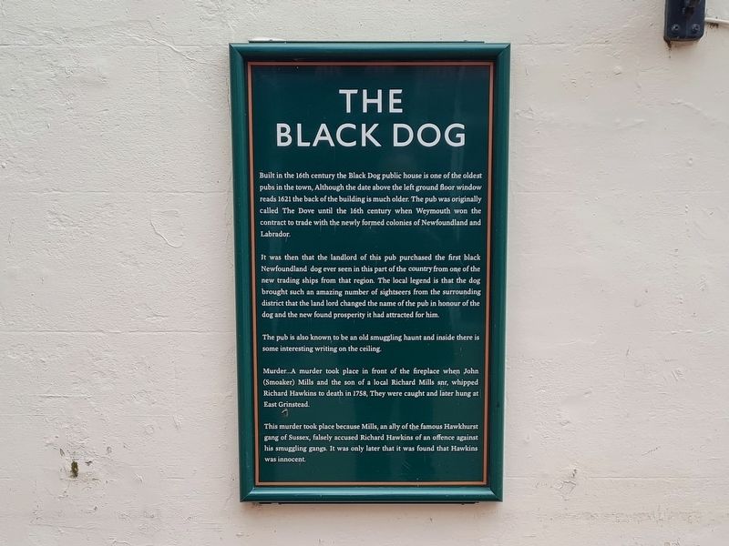 The Black Dog Marker image. Click for full size.