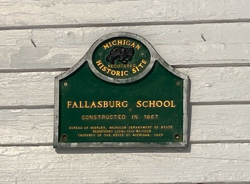 Fallasburg School Marker image. Click for full size.
