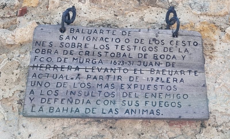 Bastion of San Ignacio or the Baskets Marker image. Click for full size.