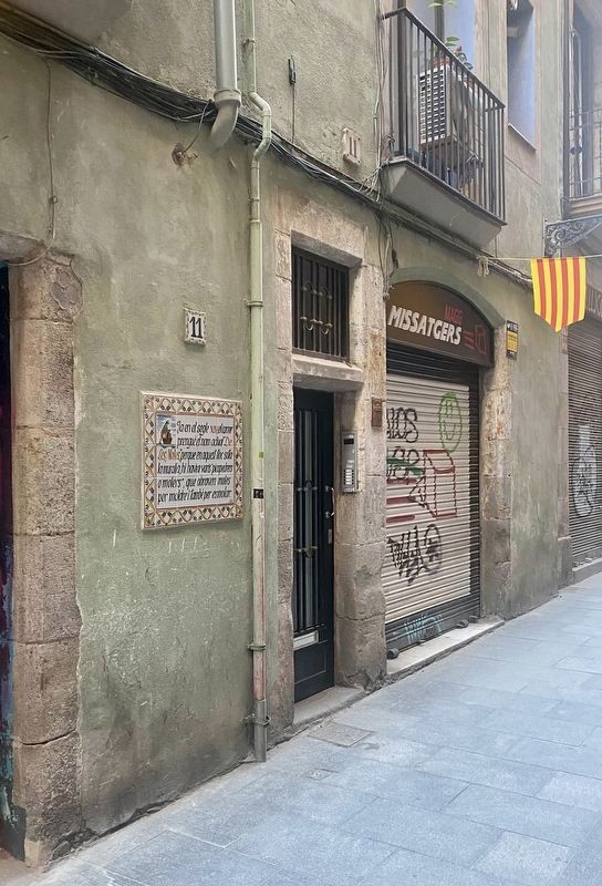 Carrer De Les Moles Grinders Street Historical Marker carrer-de-les-moles-grinders-street-historical-marker