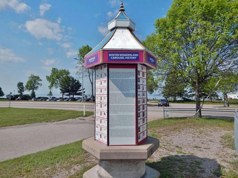 Winter Wonderland Carousel History Kiosk. Click for full size. Winter Wonderland Carousel History Kiosk image. Click for full size.