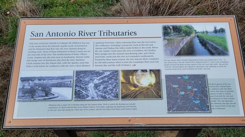 San Antonio River Tributaries Marker image. Click for full size.