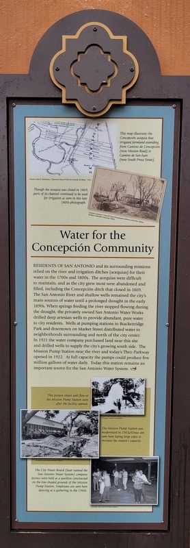 Water for the Concepcin Community Marker image. Click for full size.