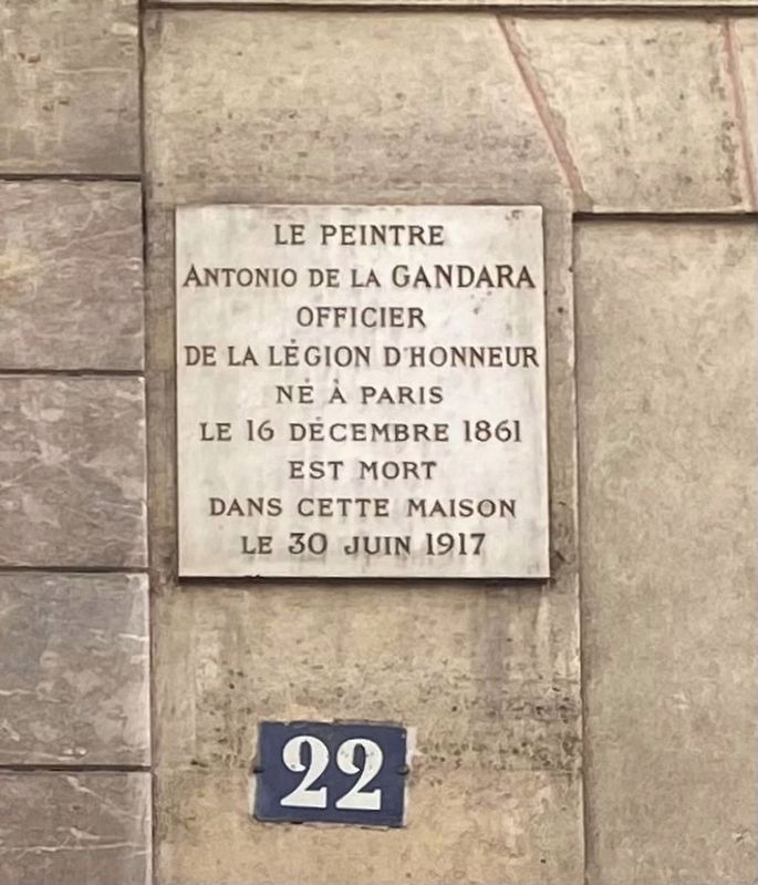 Antonio de la Gandara Marker. Click for full size. Antonio de la Gandara Marker image. Click for full size.