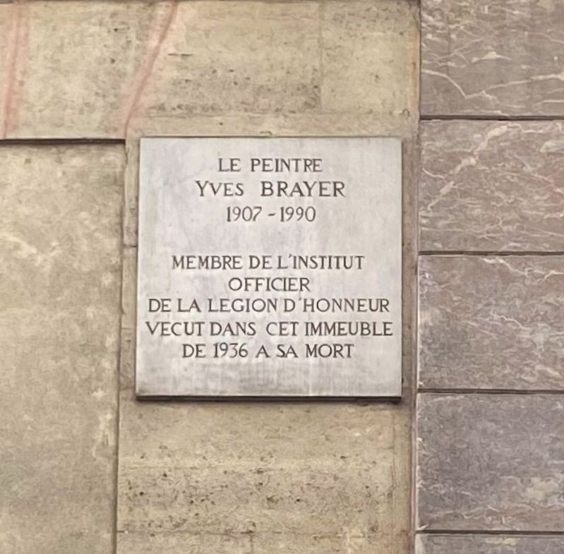 Yves Brayer Marker. Click for full size. Yves Brayer Marker image. Click for full size.