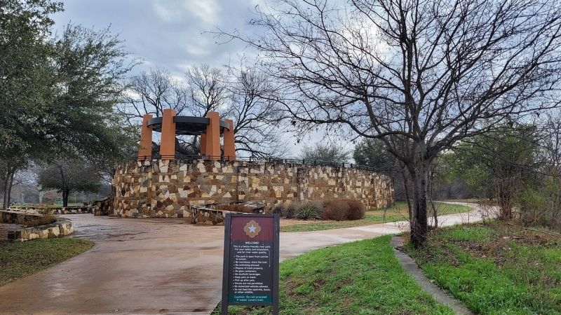 The view of the pavilion with the markers image. Click for full size.