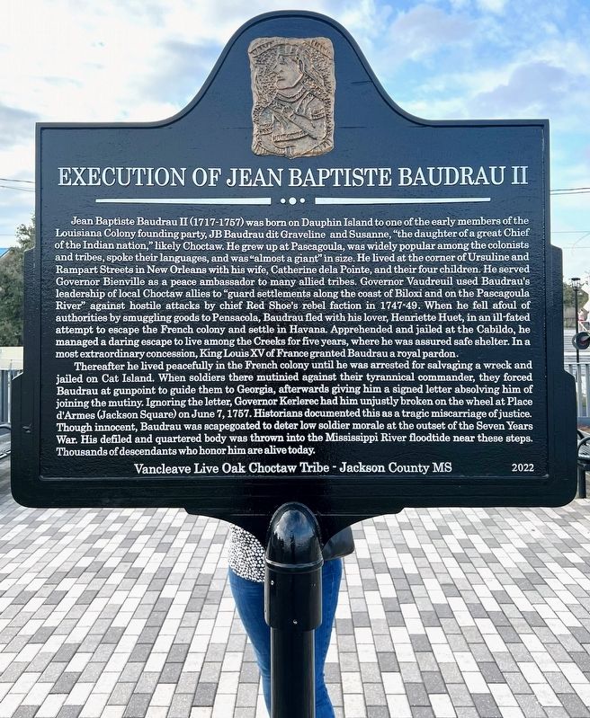 Execution Of Jean Baptiste Baudrau II Marker image. Click for full size.