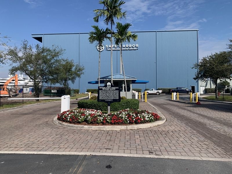 Denison Family Homesite Broward Marine Marker image. Click for full size.