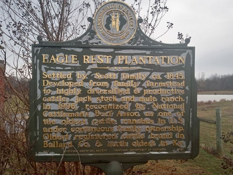 Eagle Rest Plantation Marker image. Click for full size.