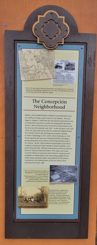 The Concepci�n Neighborhood Marker image. Click for full size.