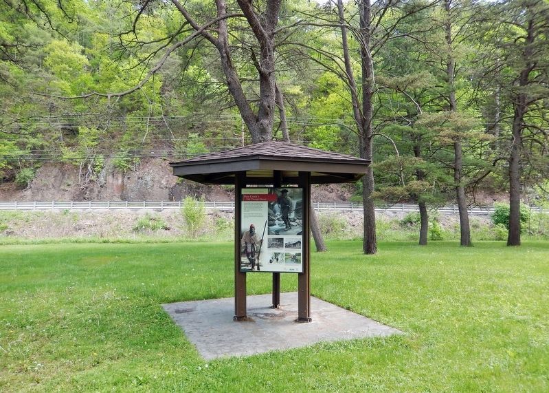 Pine Creek's Path Through History Marker Kiosk image. Click for full size.