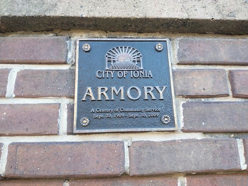 City of Ionia Armory tablet image. Click for full size.