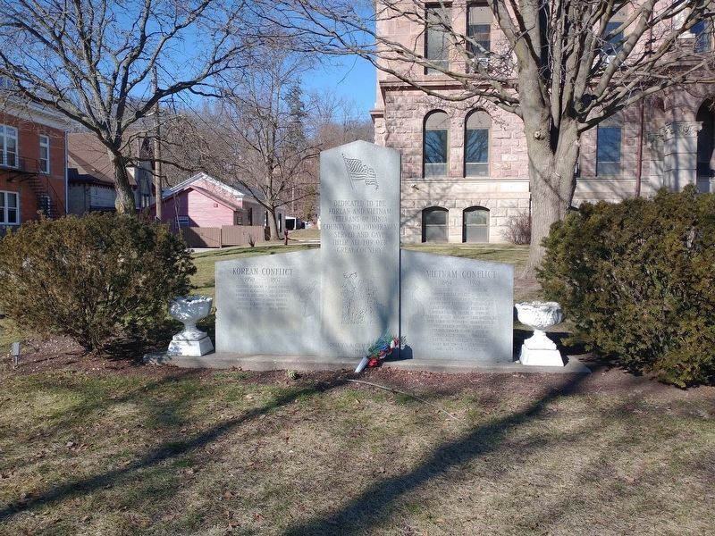 Ionia County Korean and Vietnam Veterans Memorial. Click for full size. Ionia County Korean and Vietnam Veterans Memorial image. Click for full size.