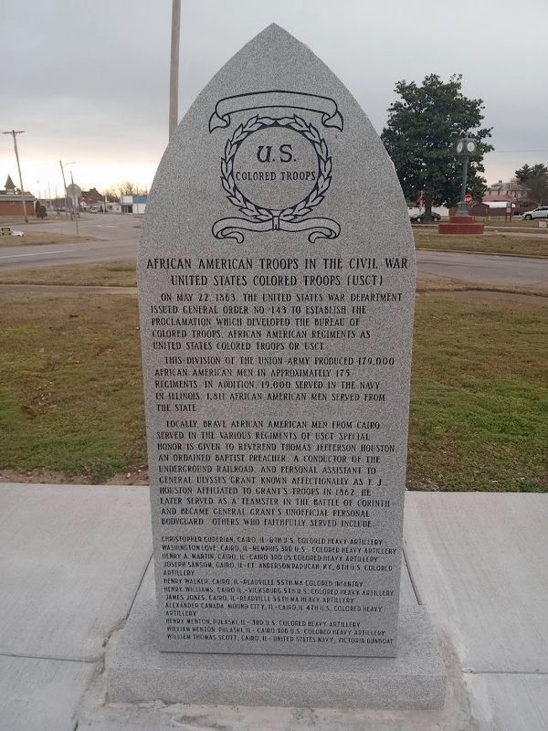 African American Troops in the Civil War Marker image. Click for full size.