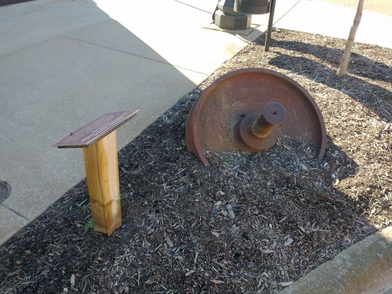 Wheel From Chesapeake & Ohio Caboose Marker. Click for full size. Wheel From Chesapeake & Ohio Caboose Marker image. Click for full size.