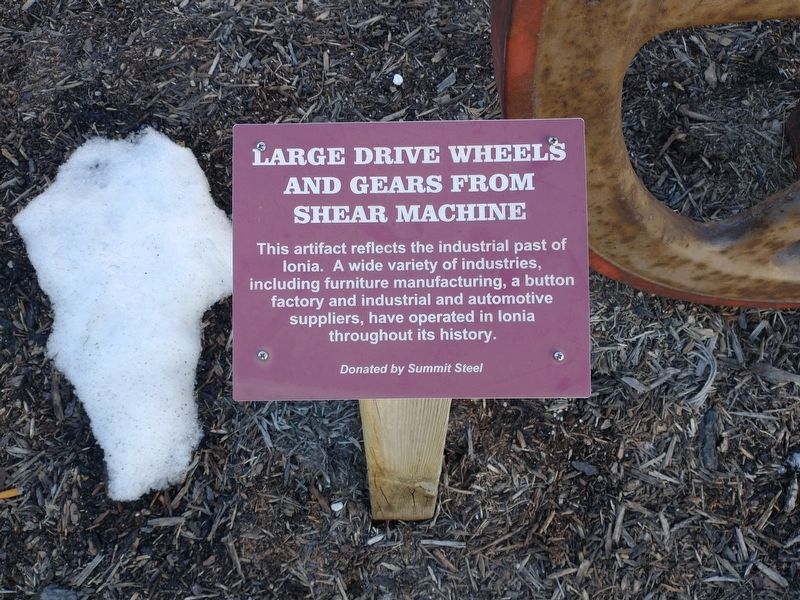 Large Grind Wheels and Gears from Shear Machine Marker image. Click for full size.