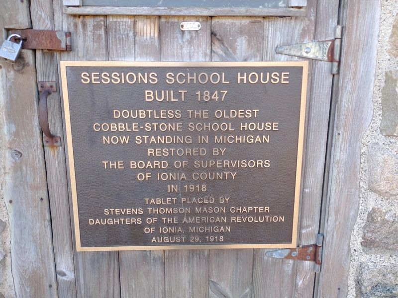 Sessions School House Marker. Click for full size. Sessions School House Marker image. Click for full size.