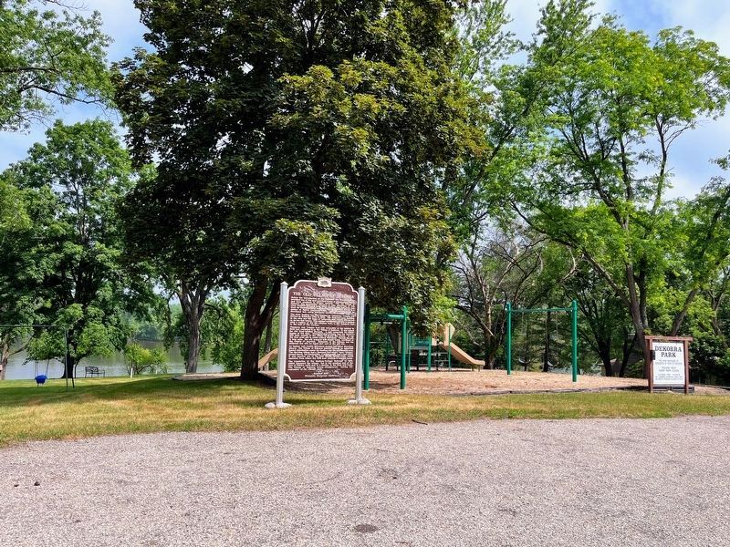 The Old Village of Dekorra Marker. Click for full size. The Old Village of Dekorra Marker image. Click for full size.