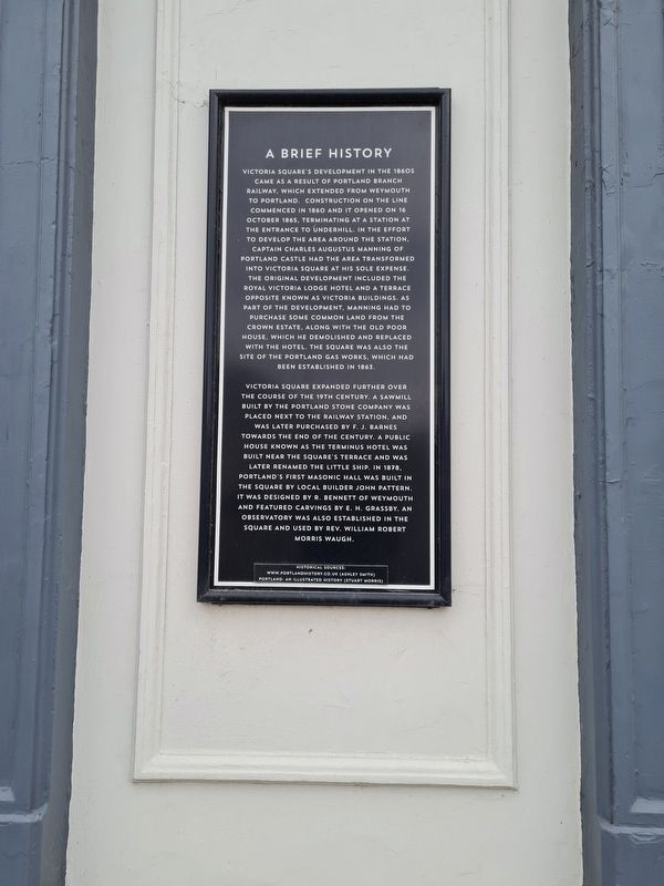 A Brief History Marker. Click for full size. A Brief History Marker image. Click for full size.