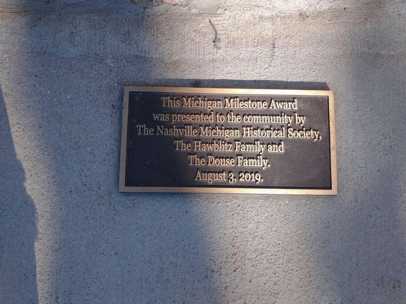 The Michigan Milestone Award tablet image. Click for full size.