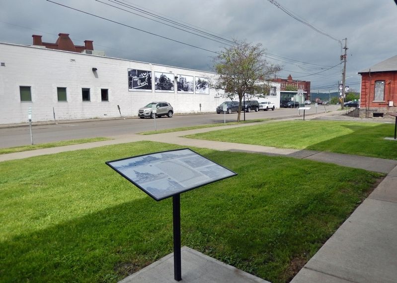 Sayre, A Boomtown Marker. Click for full size. Sayre, A Boomtown Marker image. Click for full size.
