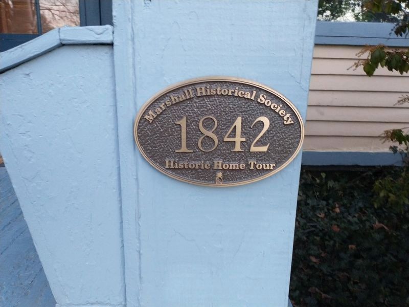 John D. Pierce Homesite Marshall Historical Society medallion. Click for full size. John D. Pierce Homesite Marshall Historical Society medallion image. Click for full size.