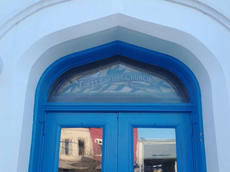 First Baptist Church Detail image. Click for full size.