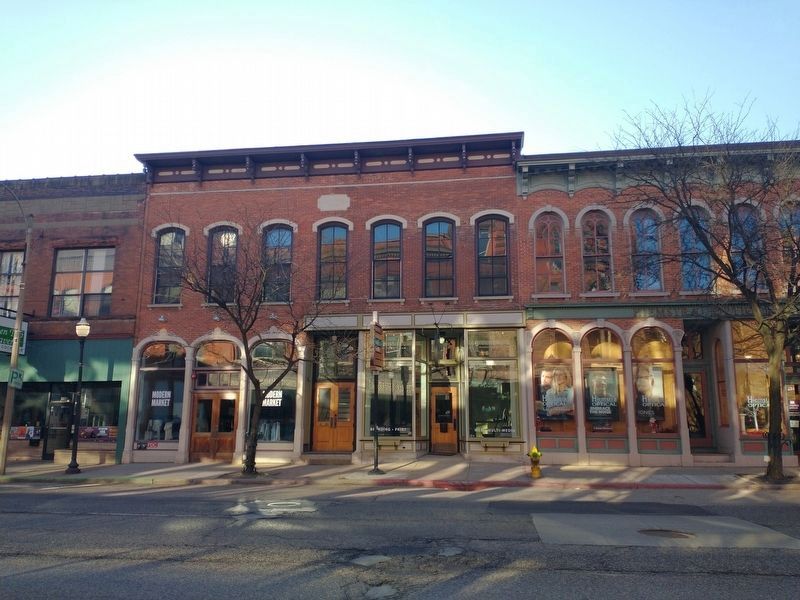 Button-Jannasch Building and Marker. Click for full size. Button-Jannasch Building and Marker image. Click for full size.