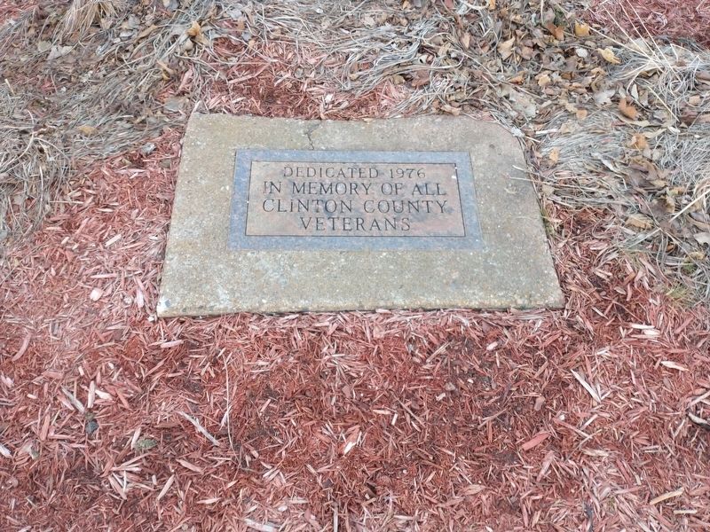 Clinton County Veterans Memorial Marker image. Click for full size.