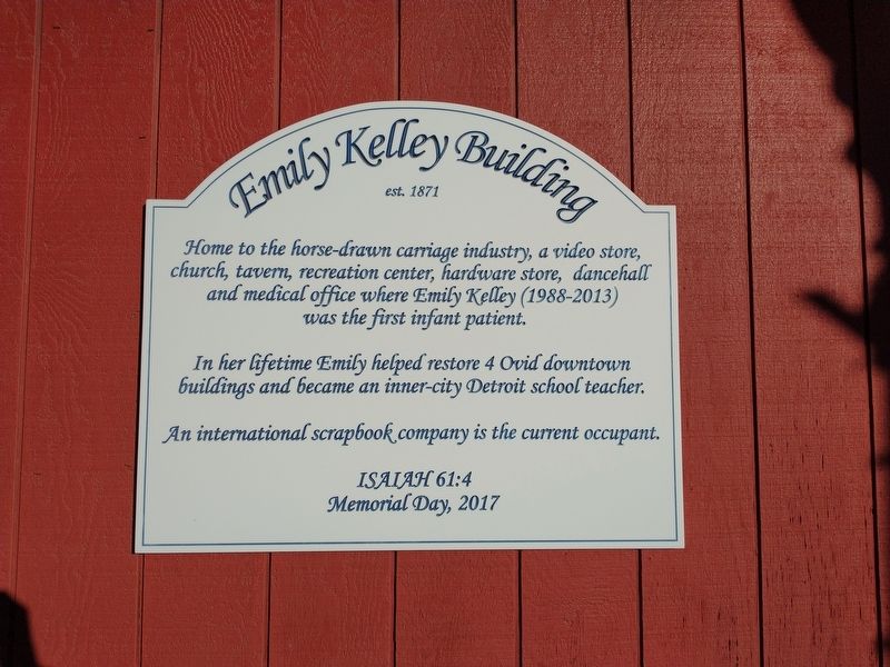 Emily Kelley Building Marker image. Click for full size.