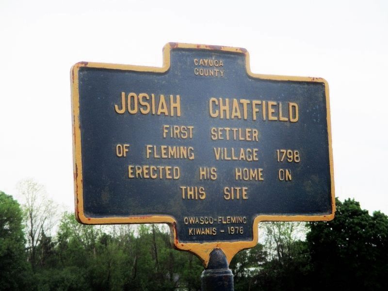 Josiah Chatfield Marker. Click for full size. Josiah Chatfield Marker image. Click for full size.
