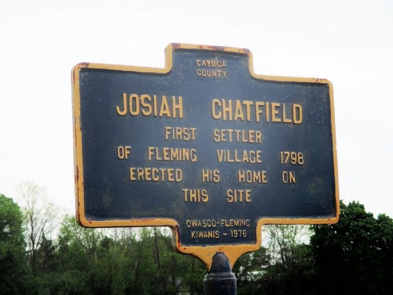 Josiah Chatfield Marker image. Click for full size.