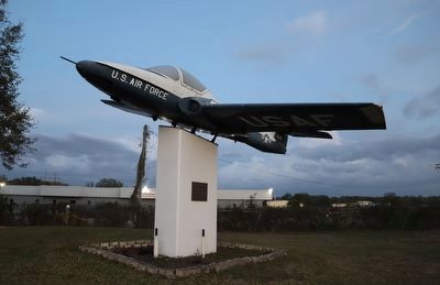 Aircraft, T-37A, 56-3546 Marker. Click for full size. Aircraft, T-37A, 56-3546 Marker image. Click for full size.