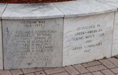 Tarpon Springs War Memorial image. Click for full size.