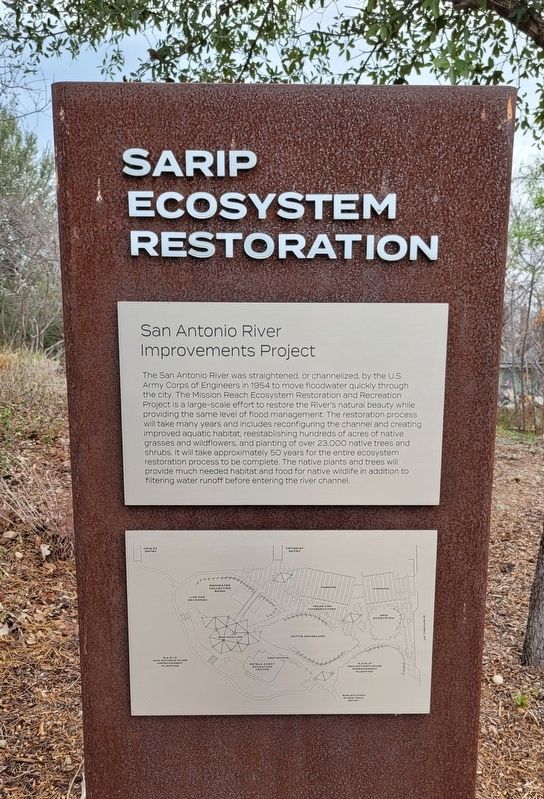 SARIP Ecosystem Restoration Marker image. Click for full size.