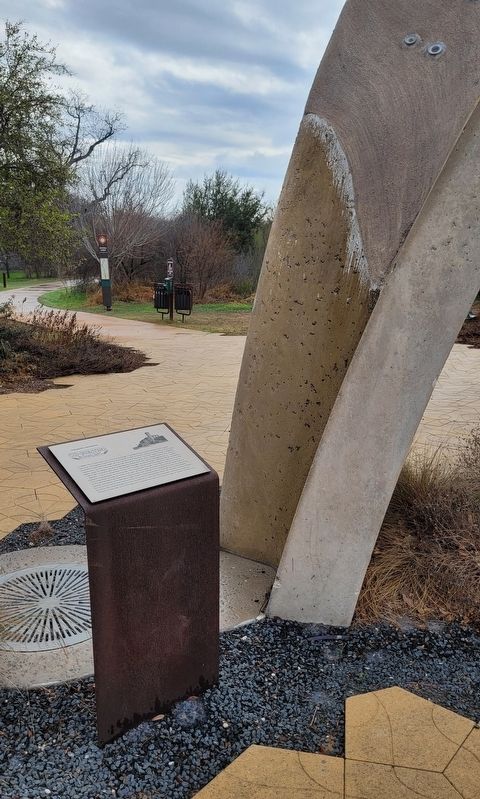 The C.H. Guenther & Son, Inc. Marker next to the pavilion. Click for full size. The C.H. Guenther & Son, Inc. Marker next to the pavilion image. Click for full size.