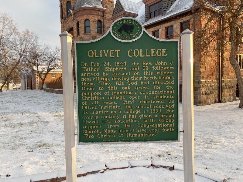 Olivet College Marker image. Click for full size.