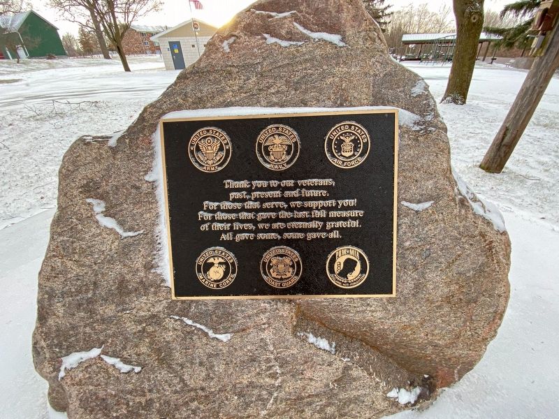 Walton Township Veterans Memorial Marker. Click for full size. Walton Township Veterans Memorial Marker image. Click for full size.
