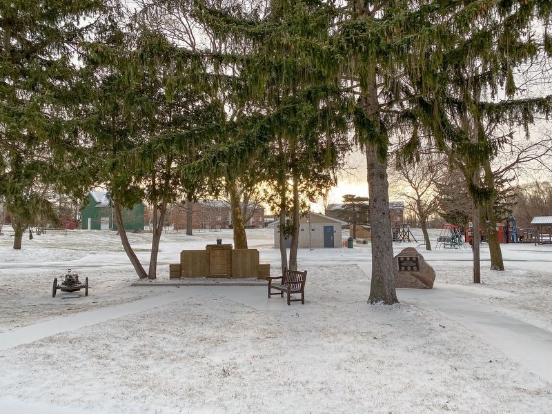 Walton Township Veterans Memorial. Click for full size. Walton Township Veterans Memorial image. Click for full size.