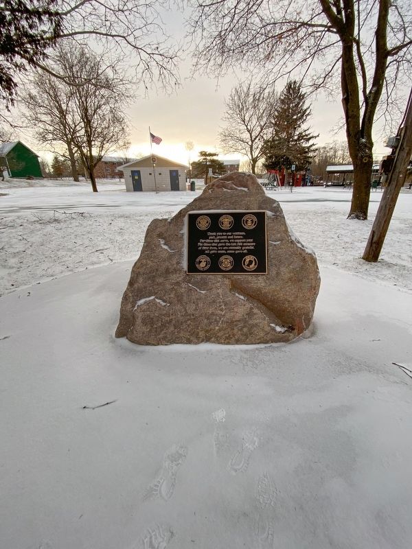 Walton Township Veterans Memorial. Click for full size. Walton Township Veterans Memorial image. Click for full size.
