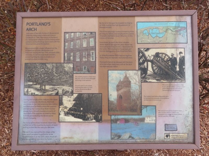 Portland�s Arch Marker image. Click for full size.