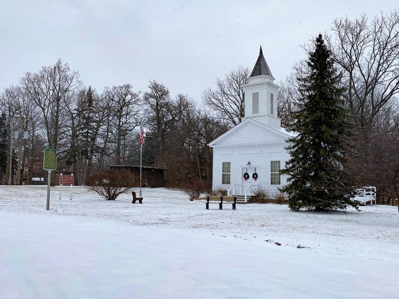 Eaton County's 1845 Courthouse Marker. Click for full size. Eaton County's 1845 Courthouse Marker image. Click for full size.