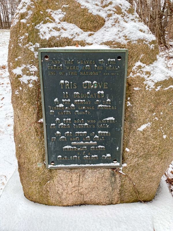Timberland Grange Memorial image. Click for full size.